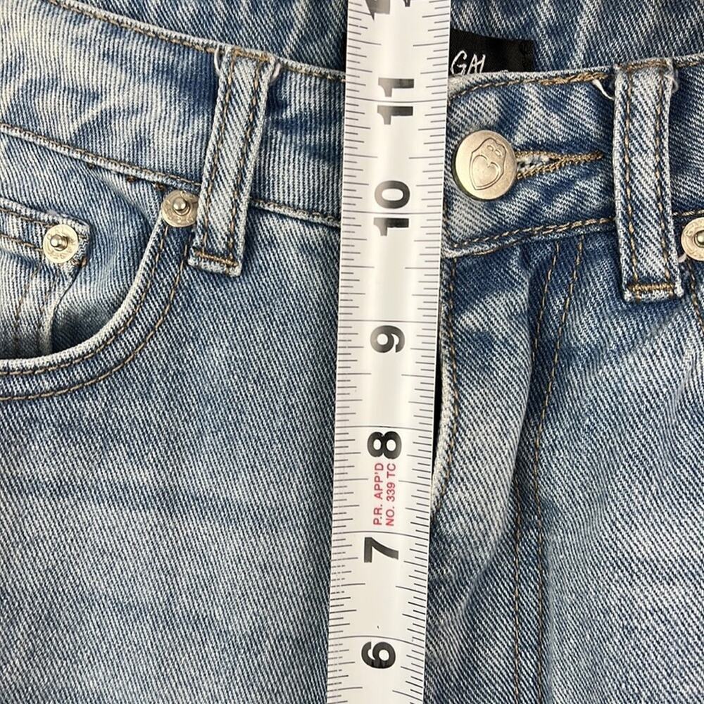 Nasty Gal heavily distressed high waisted jeans - Picture 6 of 12